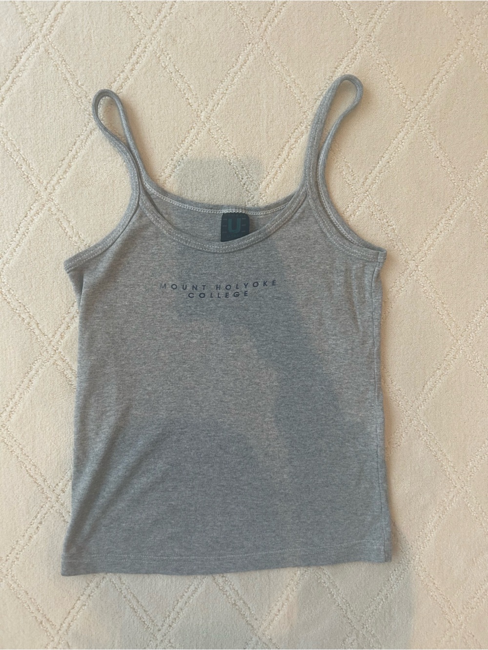 U-Trau Medium Mount Holyoke College Grey Women's Tank Top